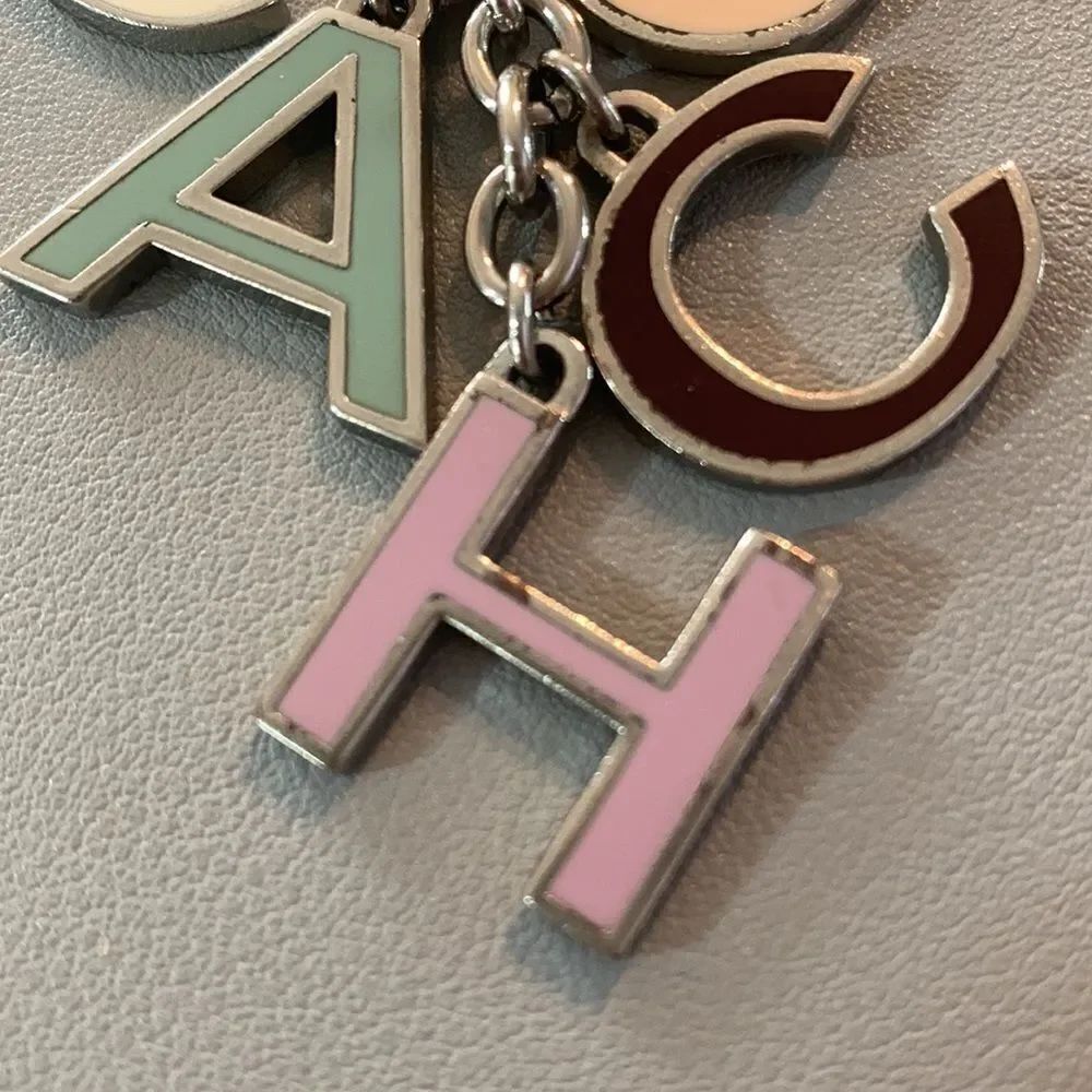 Coach Initial Keychain - Picture 2 of 3